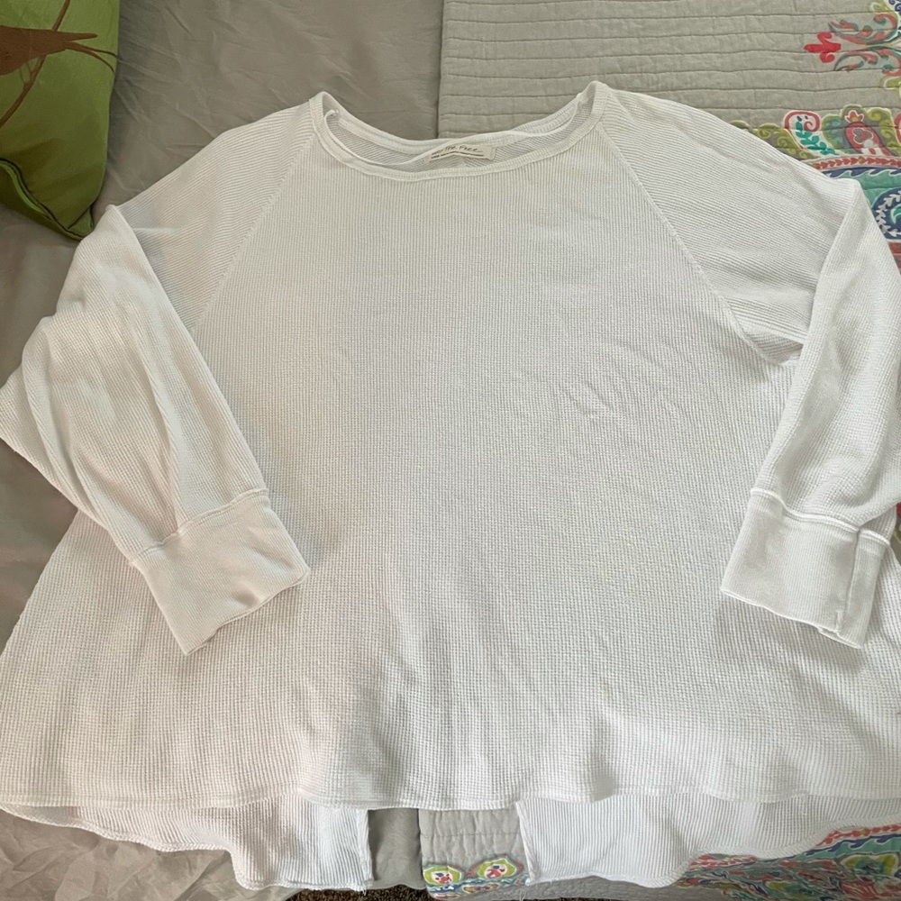 Free People cotton thermal, size L